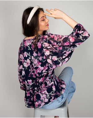 Bluza subtire cu maneci largi N240304004