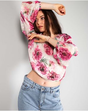 Bluza lejera cu maneci bufante N240305004