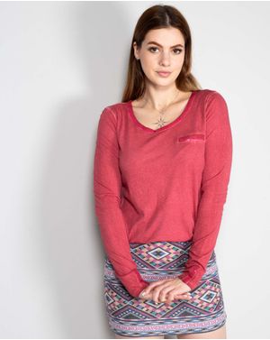 Bluza subtire cu paiete si maneca lunga N240304005