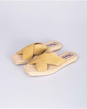 Sandale Adam's din piele naturala cu talpa din iuta 24HAT07157