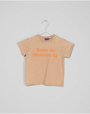 Tricou din bumbac cu maneca scurta pentru bebelusi 23SPO03035