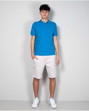 Pantaloni scurti din bumbac cu buzunare 24OFF10001