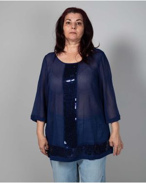 Bluza subtire cu paiete aplicate N240302034