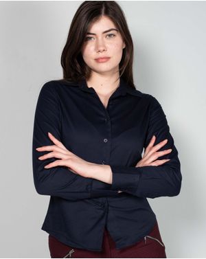 Camasa cambrata din bumbac cu maneca lunga 24CDE04004