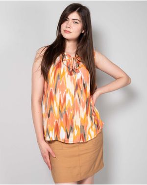 Bluza din vascoza fara maneci 24ITT25005