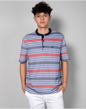 Tricou casual cu buzunar la piept 24KOS04002