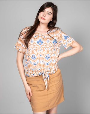 Bluza lejera cu maneca scurta 24ITT25006