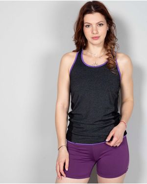Top sport cu detalii contrastante 24CDE04016