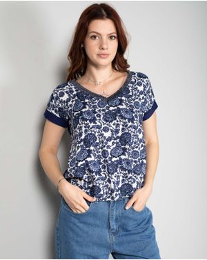 Bluza subtire cu imprimeu floral N240422003