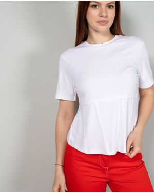 Tricou uni cu maneca scurta 24ALN01027