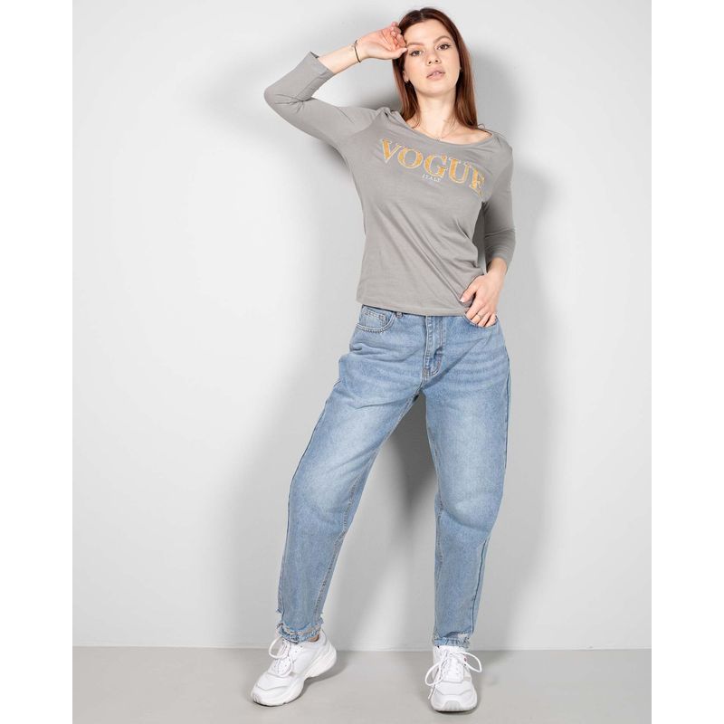 Bluza-casual-din-bumbac-cu-maneci-trei-sferturi-24CDE06039