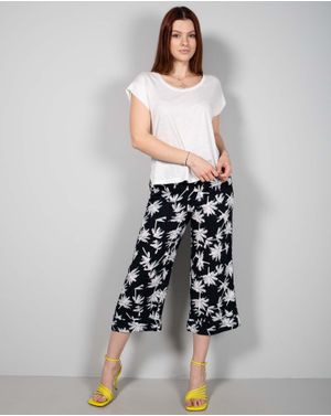 Pantaloni trei sferturi cu talie elastica 24LGD04002