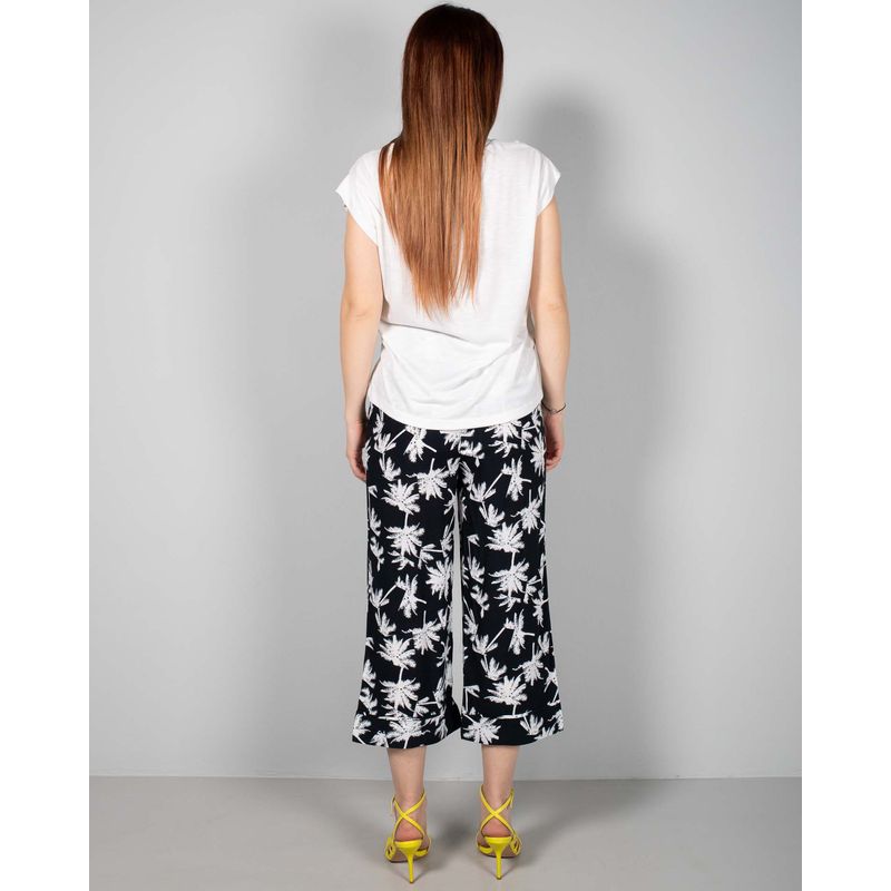 Pantaloni-trei-sferturi-cu-talie-elastica-24LGD04002