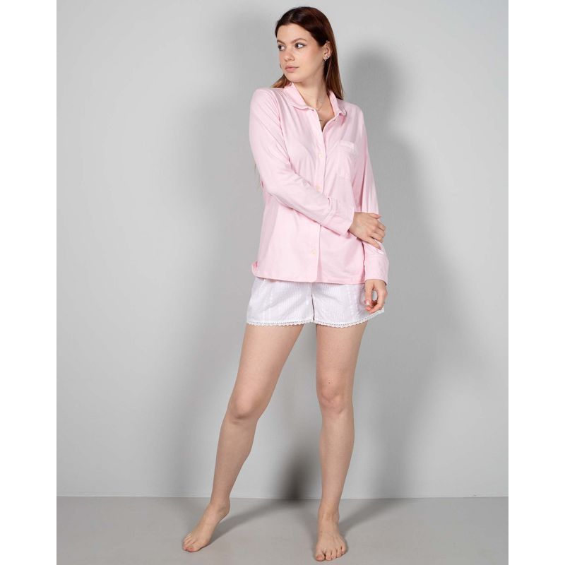 Bluza-de-pijama-din-bumbac-cu-nasturi-N240532009
