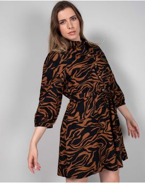 Rochie scurta din bumbac 23YEL17009