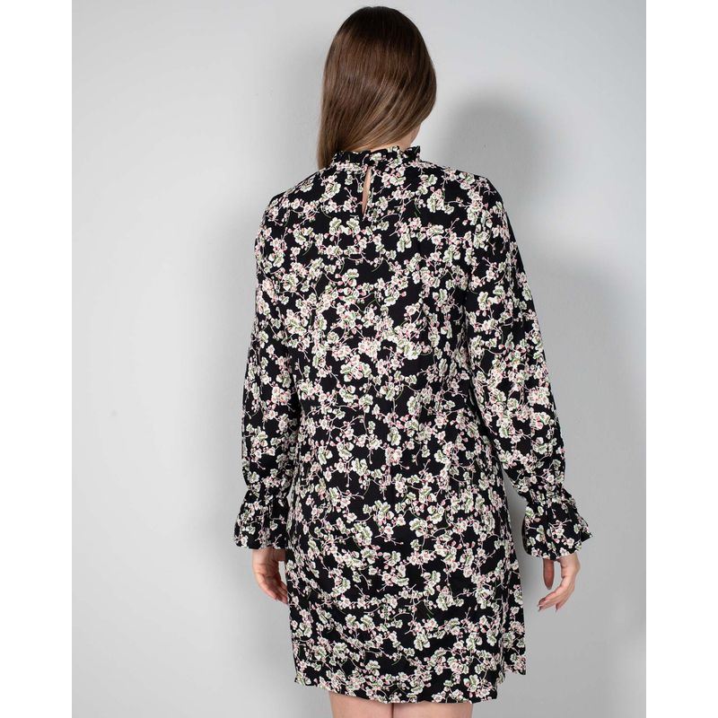 Rochie-subtire-imprimeu-floral-si-maneca-lunga-24LGD08001