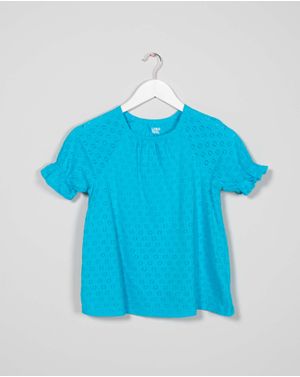 Bluza cu model perforat pentru fete N231101001