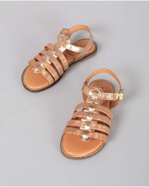 Sandale din piele naturala pentru fete N240120001