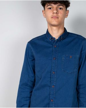 Camasa casual din bumbac cu maneca lunga 24KOS01042
