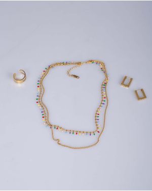 Set auriu format din 3 accesorii