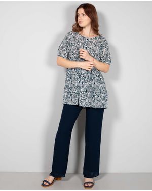 Pantaloni eleganti cu extensii elastice si fermoar lateral 24LIV04002