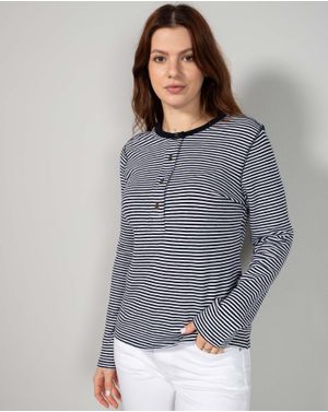Bluza din bumbac cu maneca lunga N240157045