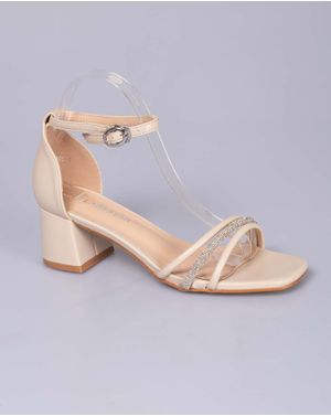 Sandale elegante cu toc comod 24QJI09002