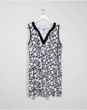 Rochie din bumbac cu imprimeu N231111005