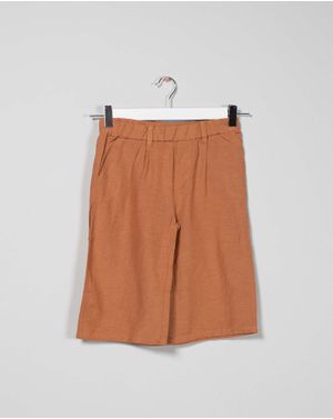 Pantaloni trei sferturi cu buzunare pentru baieti N2316B0001