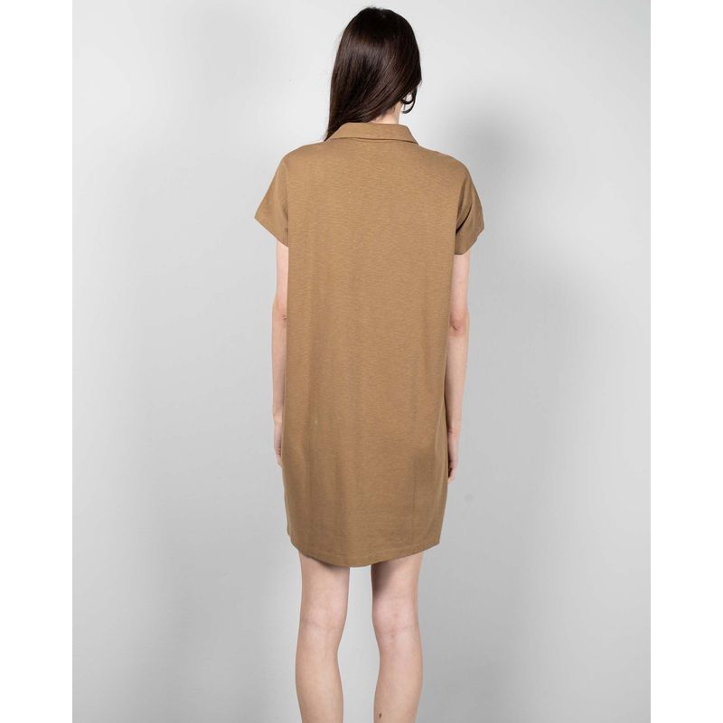 Rochie-scurta-din-bumbac-cu-guler-N240159001