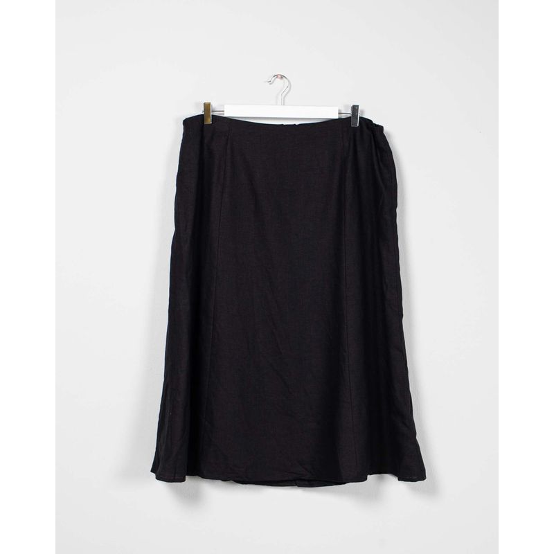 Fusta-midi-din-in-cu-fermoar-la-spate-pentru-femei-N240170001