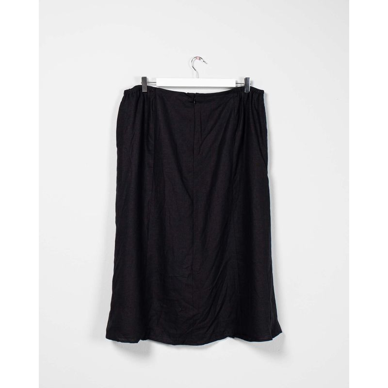 Fusta-midi-din-in-cu-fermoar-la-spate-pentru-femei-N240170001