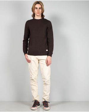 Pantaloni din bumbac reiat cu buzunare 24KOS62004