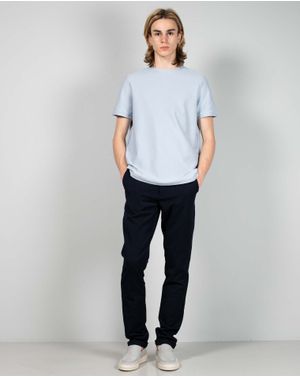 Pantaloni slim cu buzunare si dungi 24LGD17004
