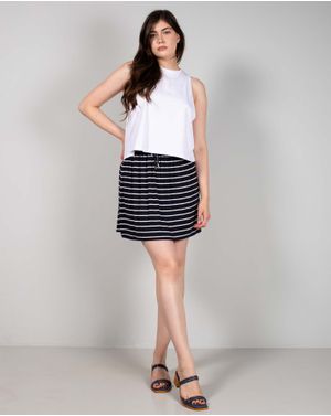 Fusta scurta cu talie elastica 2100113002
