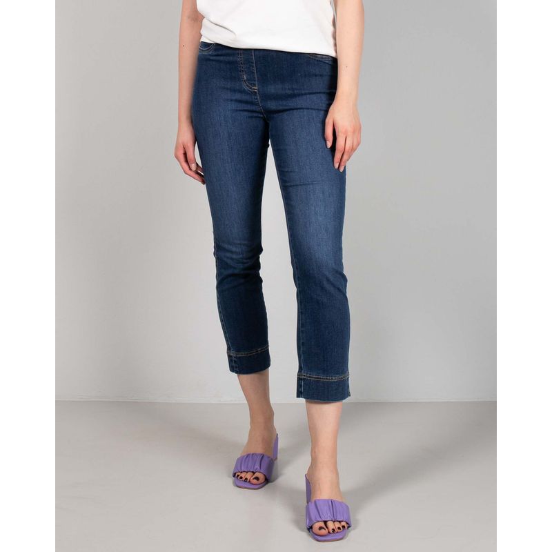 Jeans-trei-sferturi-cu-banda-elastica-in-talie-24ALN30005