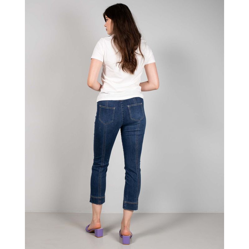 Jeans-trei-sferturi-cu-banda-elastica-in-talie-24ALN30005