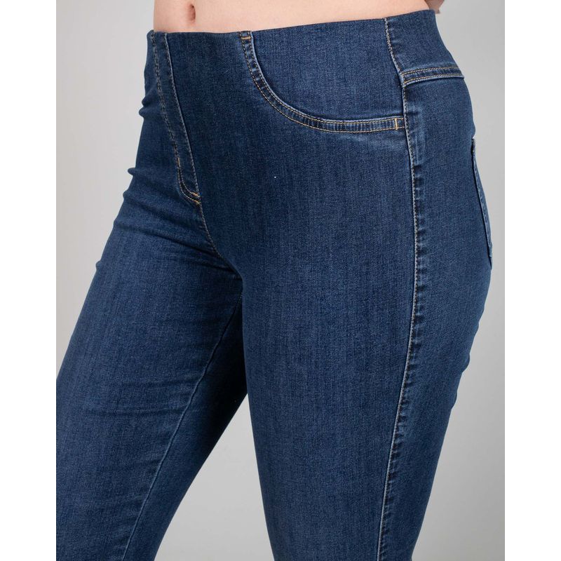 Jeans-trei-sferturi-cu-banda-elastica-in-talie-24ALN30005