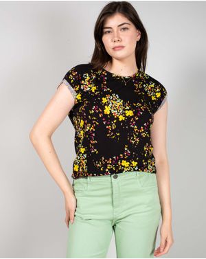 Tricou cu imprimeu 24MAY19003