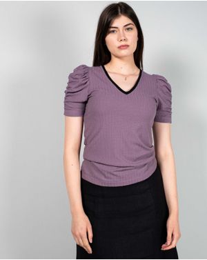 Tricou din vascoza cu fronseuri 23ALN75010