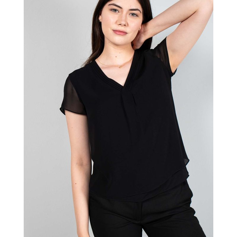 Bluza-eleganta-cu-maneca-scurta-24LGD12012