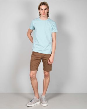 Pantaloni scurti cu buzunare oblice si fermoar metalic 24KOSC3001