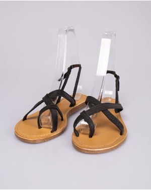 Sandale din piele naturala cu talpa joasa N241019001