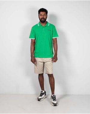 Tricou Bell Bottom din bumbac cu guler 24FIN01002