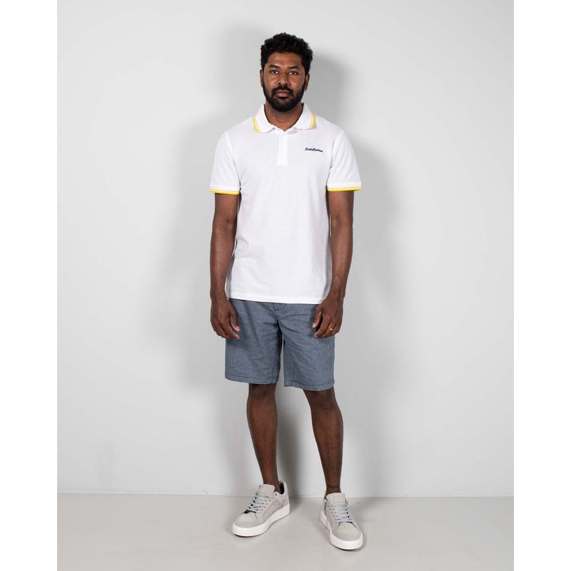 Tricou-polo-Bell-Bottom-din-bumbac-24FIN01004