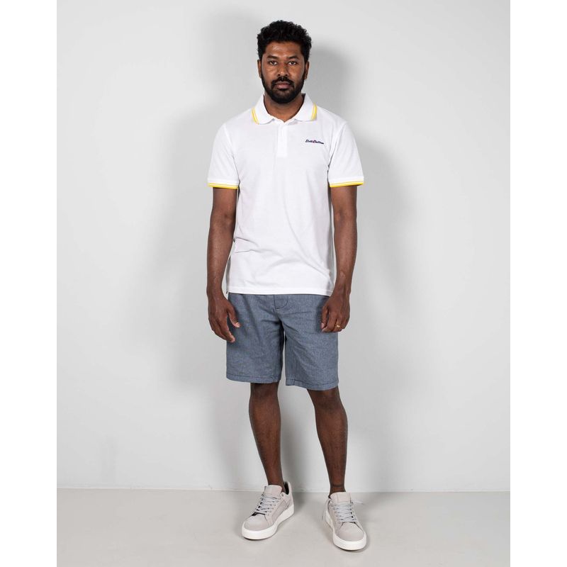 Tricou-polo-Bell-Bottom-din-bumbac-24FIN01004