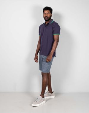 Tricou Bell Bottom din bumbac cu guler 24FIN01005