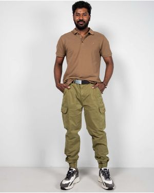 Pantaloni Koala Bay din bumbac cu fermoar metalic 24TFT20007