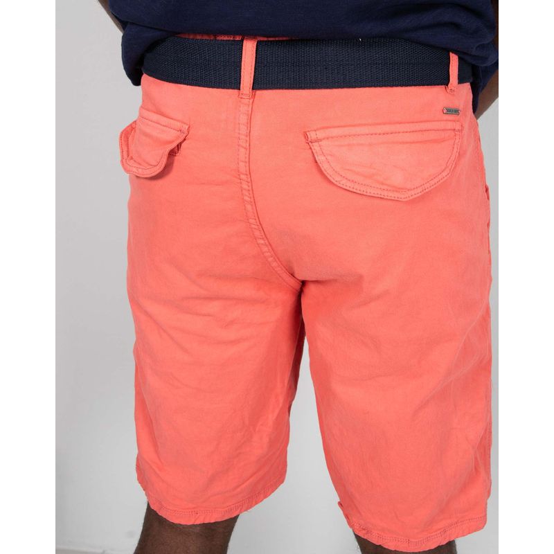 Pantaloni-scurti-Koala-Bay-din-bumbac-cu-buzunare-si-curea-24TFT21010