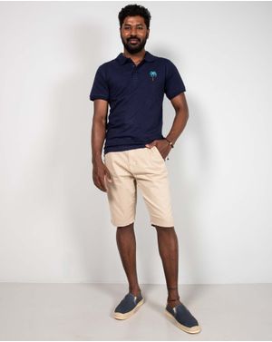 Pantaloni scurti Koala Bay din bumbac cu buzunare si curea 24TFT21021